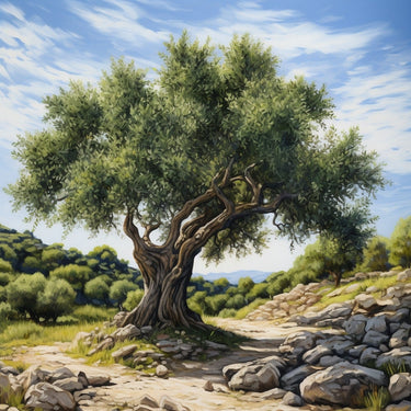 ancient olive tree canvas